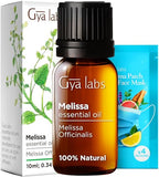 Gya Labs Melissa Essential Oil for Diffuser - 100% Natural Melissa Oil Lemon Balm Essential Oil for Skin - 100% Pure Aromatherapy Oils Lemon Balm Oil Essential (0.34 Fl Oz)