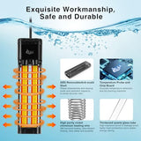 AQQA Aquarium Heater,300W 500W 800W 1000W 1200W Fish Tank Heater,59℉-93℉ Submersible Intelligence Aquarium Heater with Over-Temperature Dry Burning Protection, for Freshwater and Saltwater (1200W)