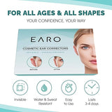 Earo Cosmetic Ear Corrector, 20 Pieces Ear Tape Patches, Ear Corrector for Adults, Discreet Ear Stickers for Fixing Protruding Ears