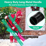 Snow Shovel for Kids Toddler, Light Weight Kids Snow Shovel with Steel Handle, Heavy Duty Emergency Shovel for Car, Detachable Shovel for Driveway Home Garden Camping Beach