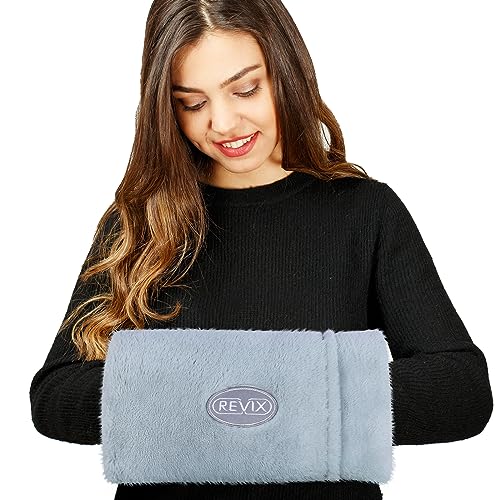 REVIX Microwavable Therapy Hand Muff, Moist Heated Hand Warmer Pouch Relief for Hands and Fingers Arthritis, Stiff Joints, Raynaud's, Trigger Finger, Unscented Hands Mitts Warmers with Washable Cover