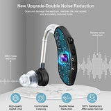 Hearing Aids, Enjoyee Hearing Aids for Elderly People Rechargeable Hearing Amplifier for Weak Hearing Adults, Digital Ear Hearing Assist Devices with Noise Cancelling and Adjusts the Volume