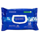 McKesson StayDry Disposable Wipes or Washcloths for Adults with Aloe, Incontinence, Alcohol-Free, Not-Flushable, Pleasantly Fragranced Aloe and Vitamin E Formula