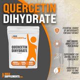 BULKSUPPLEMENTS.COM Quercetin Dihydrate Powder - Quercetin Supplements, Quercetin 1000mg, Quercetin Powder - Antioxidants Supplement, Gluten Free, 1000mg per Serving, 500g (1.1 lbs)