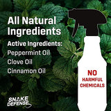 Exterminators Choice - Snake Defense Spray - Non-Toxic Repellent for Pest Control - Repels Most Common Type Snakes - Safe for Kids and Pets - Cinnamon Scented (1 Gallon)