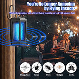 VLISBO Bug Zapper Indoor Outdoor Mosquito Zapper Fly Zapper Traps Mosquito Killer, 18W 4200V Grid, 90-130V, ABS Plastic Outer Pest Control Machine for Mosquito,Moth,Fruit Fly,Patio, Lawn, Garden,Home
