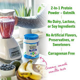 Orgain Organic Vegan Protein Powder + Oat Milk, Vanilla Bean - 20g Plant Based Protein with Milk, Gluten Free, Dairy Free, Lactose Free, Soy Free, Low Sugar, Non GMO, Kosher - 1.05lb