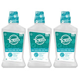 Tom's of Maine Sea Salt Natural Alcohol-Free Mouthwash, Refreshing Mint, 16 oz. 3-Pack