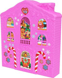 Polly Pocket Dolls Advent Calendar, Gingerbread House Playset with 25 surprise gifts!