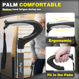 BigAlex Folding Walking Cane with TPR Soft Handle for Elderly Solid Base Adjustable Walking Stick for Man/Woman