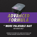 Tomcat Rat & Mouse Killer Disposable Bait Station Advanced Formula for Indoor and Outdoor, 1 Pre-Filled Ready-To-Use Station