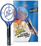 ZAP iT! Electric Fly Swatter Racket & Mosquito Zapper - High Duty 4,000 Volt Electric Bug Zapper Racket - Fly Killer USB Rechargeable Fly Zapper Indoor Safe