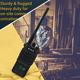 Retevis RT86 Two Way Radios Long Range Rechargeable,High Power Heavy Duty 2600mAh 2 Way Radio,Remote Alarm,Flashlight,Walkie Talkies Adults with Shoulder Mic for Security Property Work(4 Pack)