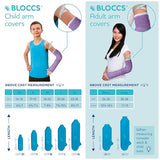BLOCCS Waterproof Cast Cover for Shower Arm- Child Arm Cast Protector for Shower or for Swimming - #CA79-M - Child Arm (Medium)