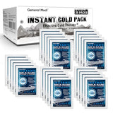 General Medi Instant Ice Cold Pack (4”x 5.5”) – 25 Packs Disposable Cold Therapy Ice Packs for Pain Relief, Swelling, Inflammation, Sprains, Toothache – for Athletes & Outdoor Activities