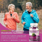 UPNEUTRI Glucosamine Chondroitin Gummies Sugar Free, Extra Strength 1500mg Glucosamine with Chondroitin MSM & Turmeric, Joint Support Supplement for Men & Women Joint Health (60 Count (Pack of 1))