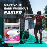 PacificHealth Accelerade: Natural Sport Hydration Drink Mix with Protein, Carbs, and Electrolytes for Superior Energy Replenishment - 2.06 lb, 30 Servings in a Single Pack (Fruit Punch Flavor)