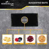 Kingman Prime Rat Mouse Rodent Pest Glue Trap (Large Size) Tray Heavy Duty (5 Pack/ 10 Traps) with Connectors