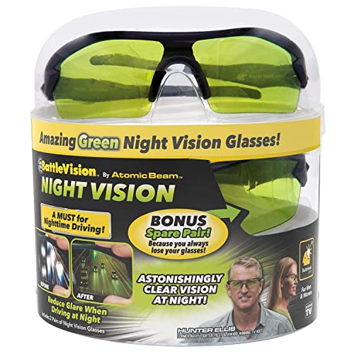 As Seen On TV BattleVision Night Vision Glasses 2 Pairs by BulbHead