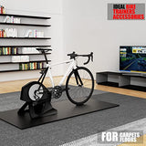 Cycleclub Bike Mat Compatible with Peloton & Treadmill - UPGRADE to 6 mm - 30" x 72" Thick Exercise Bike Trainer Mat for Stationary Indoor Spin Bike