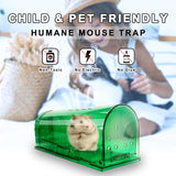 dritte Humane Mouse Trap (4pc) | Catch and Release Mouse Traps | Mice Trap No Kill for mice/Rodent Pet Safe (Dog/Cat) Best Indoor/Outdoor Mousetrap Catcher Non Killer Small Capture Cage