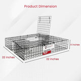 Predator Guard Squirrel Guard Trap - Humane Multi-Catch Trap, Attracts & Catches Multiple Squirrels in 1 Trap - Perfect for Indoor and Outdoor Use - Effective Squirrel Control to Protect your Property