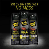 Black Flag Ant & Roach Killer Aerosol, Unscented, 17.5-Ounce, 12-Pack