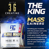 Ronnie Coleman Signature Series King Mass XL Mass Gainer Protein Powder, Muscle Gainer, 60g Protein, 180g Carbohydrates, 1,000+ Calories, Creatine and Glutamine, Dark Chocolate, 10 Pound