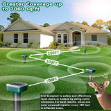 8 Pack Deer Repellent Devices,Deer Repellent,Deer Deterrent Devices for Garden,Deer Repeller for Yard,Deer Fence for Yard,Sonic Deer Repellent Outdoor,Deer Away,Deer and Rabbit Repellent