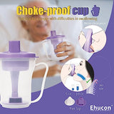 Ehucon Dysphagia Regulating Drinking Cup for Swallowing and Disorders People,Dispenses 5cc or 10cc of Liquid Each Time,No Thickener is Used.Helps to Prevent Choking When A Person Suffers Dysphagia