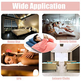 Surnuo Larger Size Sauna Blanket for Detox- Far Infrared (FIR) Sauna Blanket, Sweating Sauna Bed Body Heating with Sleeves for Stress Pain Relief Health Pink