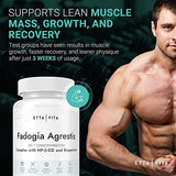 (2-Pack) Organic Fadogia Agrestis 600mg for Natural Test Support (2X More Pure - 3X More Absorbent) Athlete Approved - Supports Muscle Growth & Recovery, Healthy Energy Levels, Stamina - 120ct