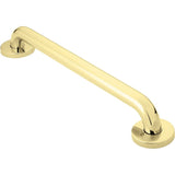 Moen Bathroom Polished Brass Safety 24-Inch Shower Grab Bar with Concealed Screws for Handicapped or Elderly Support, R8724PB