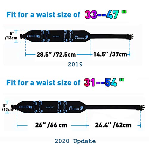 BRMDT Gait Belts Transfer Belts With Handle, Seat Belt for Wheel Chair - Safety Gait Patient Assist-Lift Gait Belt Transfer Belt with Handles, One-click Quick Release Locking Buckle (31"-54")