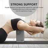 Overmont Yoga Block 2 Pack Supportive Latex-Free EVA Foam Soft Non-Slip Surface for General Fitness Pilates Stretching and Meditation 9"x6"x3" Yoga Strap Included