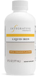 Integrative Therapeutics Liquid Iron - with Vitamin B12 and Folic Acid - Iron Supplement - Apple Cinnamon Flavored - Gluten Free - Dairy Free - Vegan - 6 fl oz