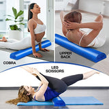 Yes4All Soft-Density Half PE Foam Roller 36 inch for Tissue and Muscle Massage, Back, Legs