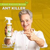 EcoRaider Ant & Crawling Insect Killer (32 OZ), 100% Fast Kills, Also Kills Fire Ants. Lasting Repellency, Safe for Children & Pets