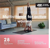 Optimum Nutrition Opti-Women, Vitamin C, Zinc and Vitamin D for Immune Support Womens Daily Multivitamin Supplement with Iron, Capsules, 120 Count