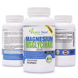 Magnesium Bisglycinate 200mg 100% Chelated - Max Absorption & Bioavailability, Fully Reacted & Buffered, No Laxative Effect - Sleep, Energy, Leg Cramps, Headaches - Non-GMO