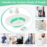 Electric Sitz Bath, Sitz Bath for Hemorrhoids, Sitz Bath for Toilet Seat, Foldable Postpartum Care Basin,Sitz Baths Salts Bowl for Women Men, Sits Bath Soak Pan, Hip Bath Tub