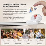 iBstone Rechargeable Hearing Aids for Seniors Adults with Portable Dryer Case, OTC Digital Devices for Super Nature Sound, 4 Programs for Optimal Hearing Experience