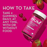 HUM Hair Strong - Daily Gummies with Biotin to Combat Hair Loss & Thinning - Fo Ti, Folic Acid, Zinc, Vitamin B12 & PABA to Support Healthy Hair, Skin and Nails (90-Day Supply)