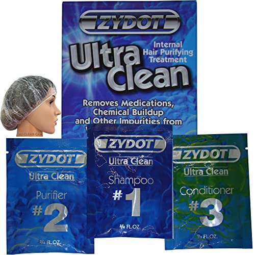 Zydot Ultra Clean Detox Shampoo Kit for Detoxing, Clear And Cleanse Your Hair follicle. Near Instant Cleansing, Toxin Removal And Detox Of Hair Follicle