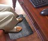 Cozy Toes Carpeted Foot Warming Heater Mat, 70-Watt Heated Warming Pad for Under Desk and More, by Cozy Products