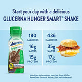 Glucerna Hunger Smart Shake, Diabetic Drink, Blood Sugar Management, 15g Protein, 180 Calories, Classic Chocolate, 10-fl-oz Bottle, 24 Count