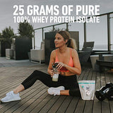 Isopure Protein Powder, Whey Protein Isolate Powder, 25g Protein, Low Carb & Keto Friendly, Naturally Sweetened & Flavored, Flavor: Strawberry, 14 Servings, 1 Pound