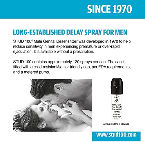 Stud 100 DESENSITIZING Spray for Men Help to DELAY Ejaculation