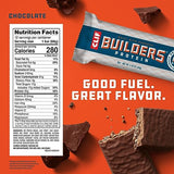 CLIF Builders - Chocolate Flavor - Protein Bars - Gluten-Free - Non-GMO - Low Glycemic - 20g Protein - 2.4 oz. (12 Count)