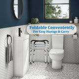 FSA/HSA Eligible Toilet Safety Rail - Adjustable Detachable Medical Toilet Safety Frame for Elderly, Heavy Duty Toilet Handles for Elderly and Handicap Toilet Safety Rails, Toilet Bars Fits Most Toile